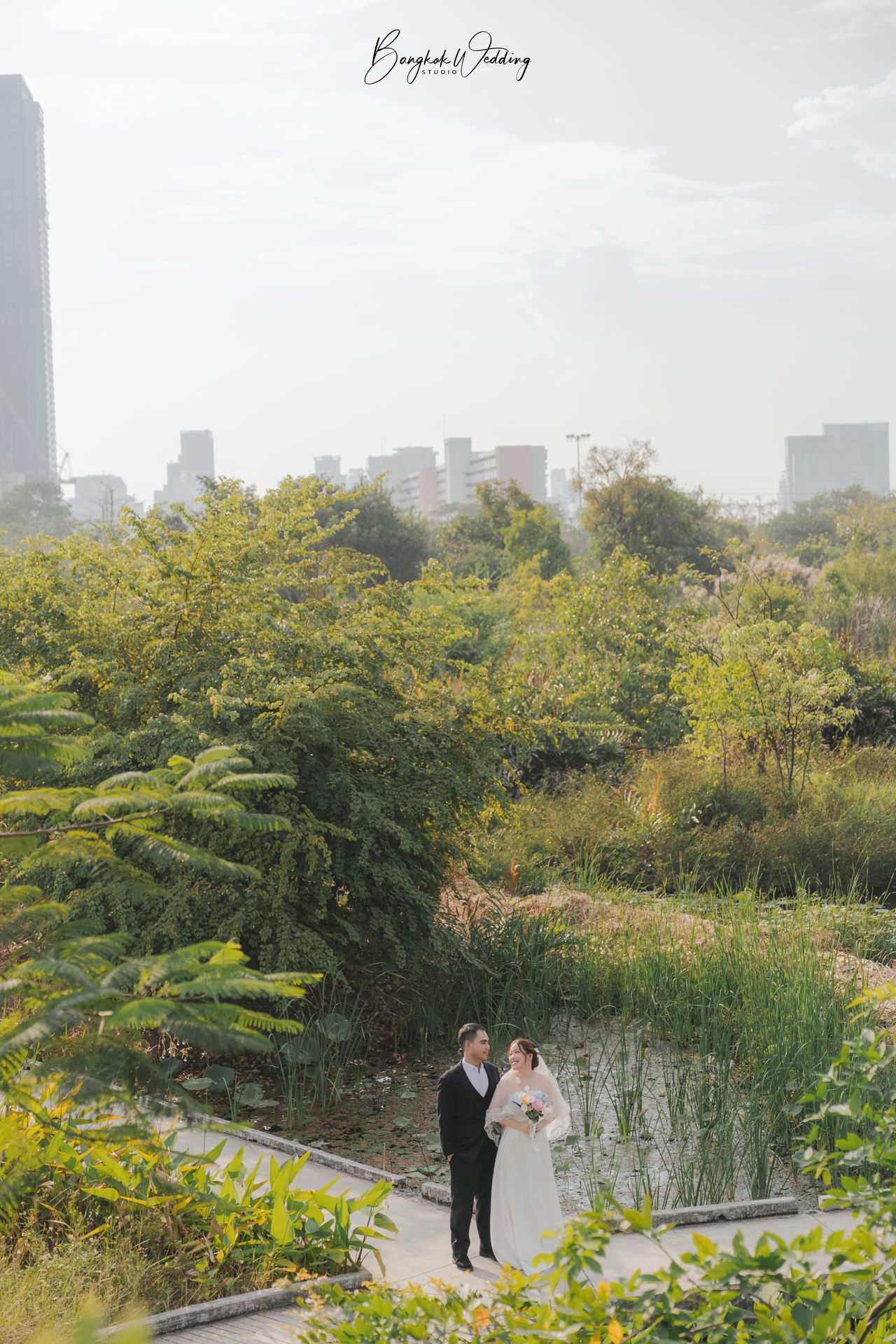 พรีเวดดิ้งธรรมชาติ กรุงเทพ สวนเบญจกิติ