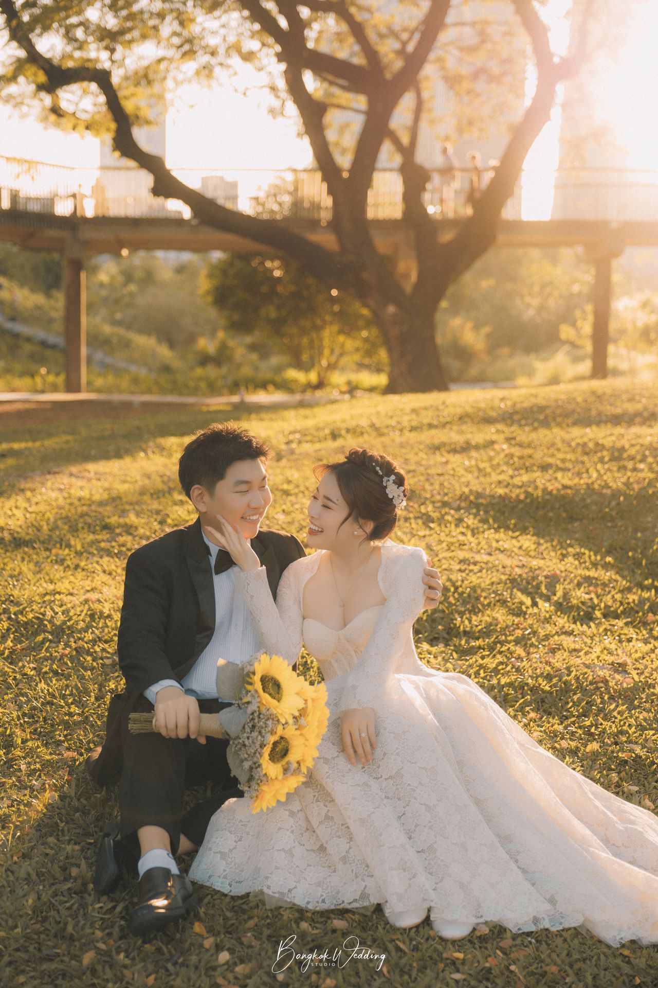 ถ่ายพรีเวดดิ้งสวนเบญ