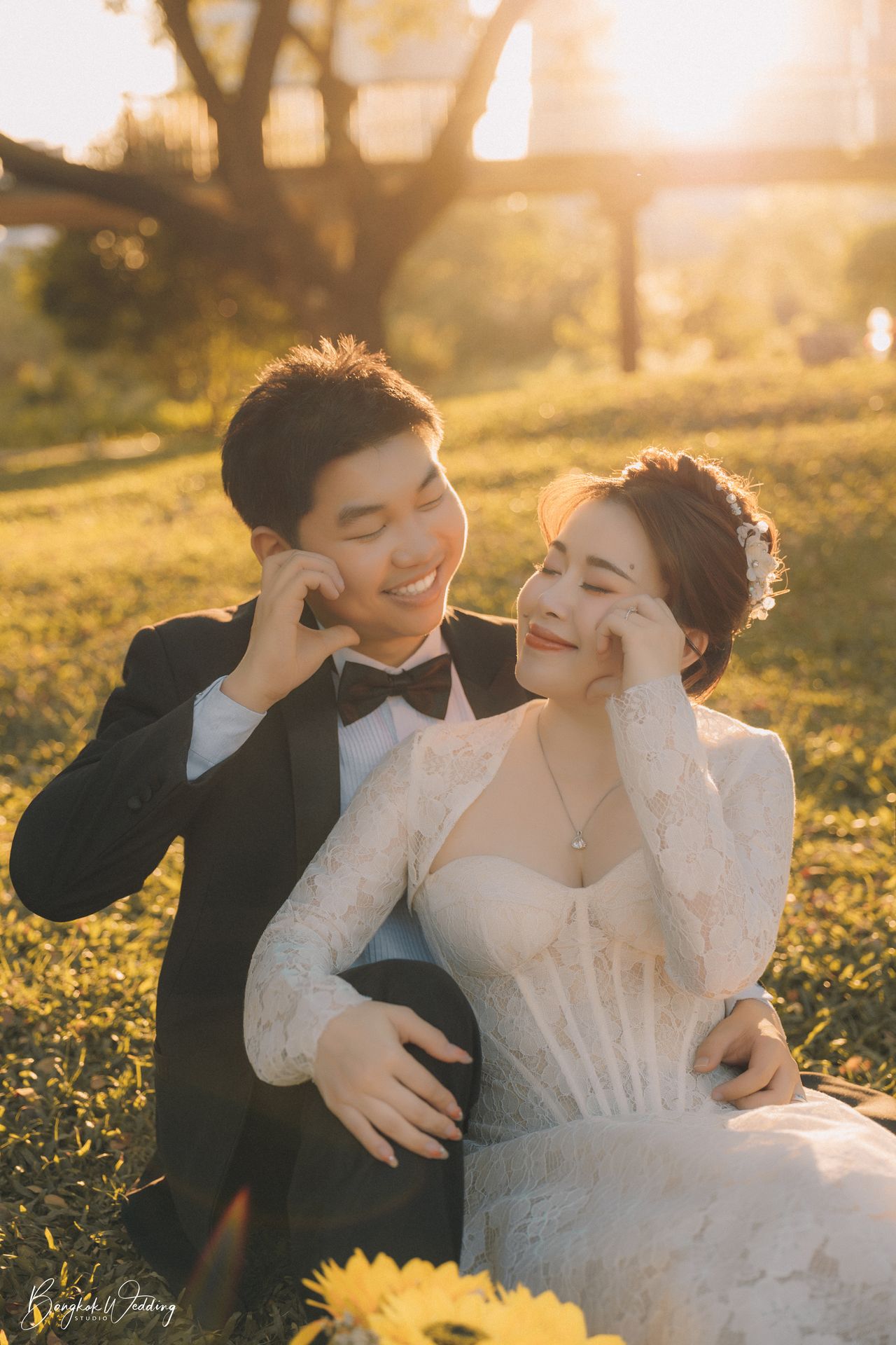 ถ่ายพรีเวดดิ้งสวนเบญ