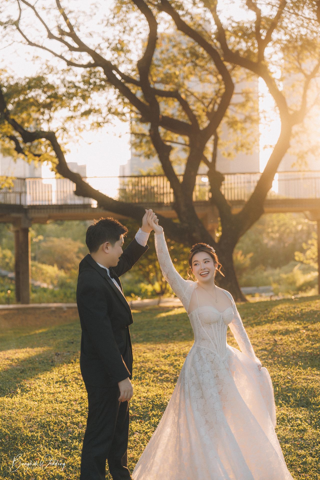 ถ่ายพรีเวดดิ้งสวนเบญ