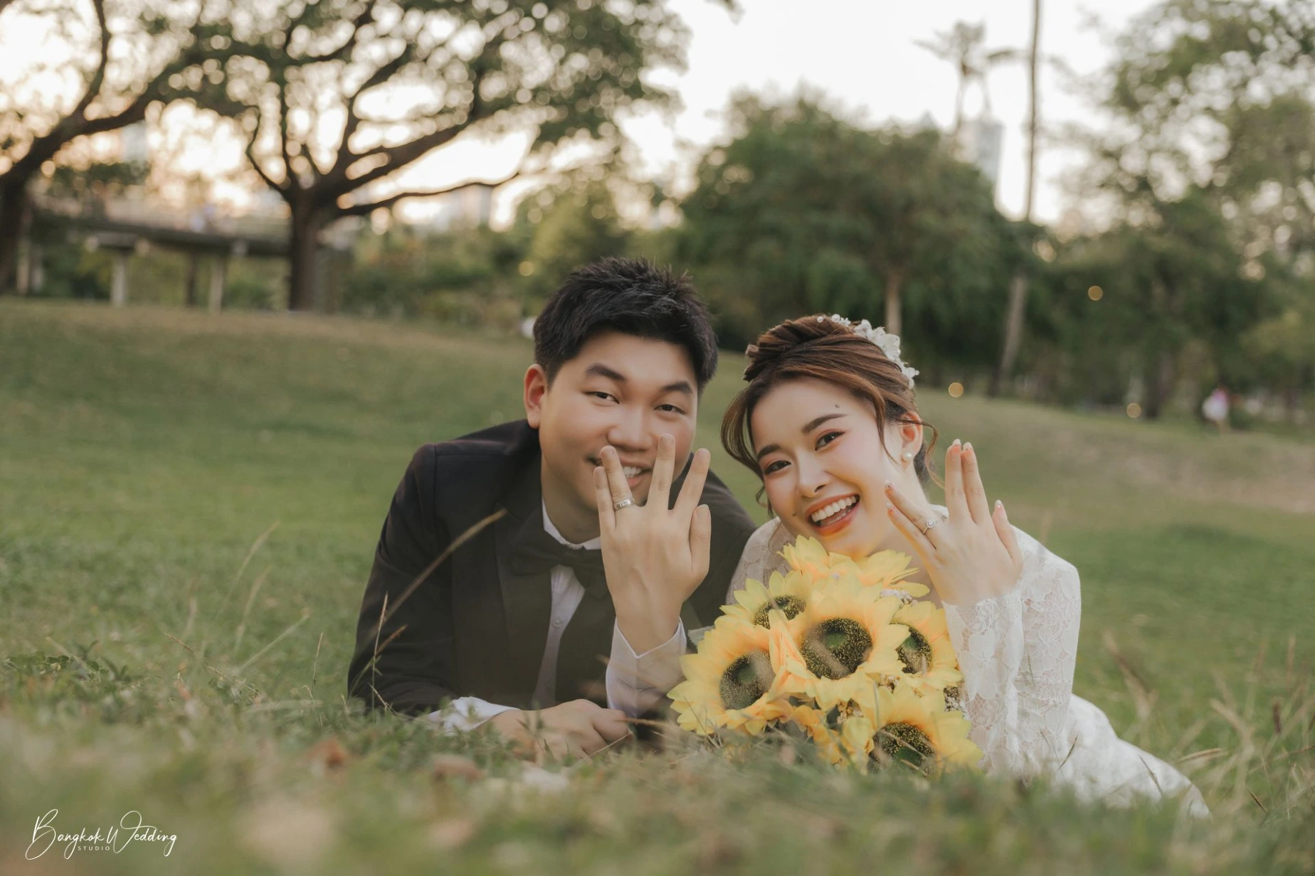 ถ่ายพรีเวดดิ้งสวนเบญ