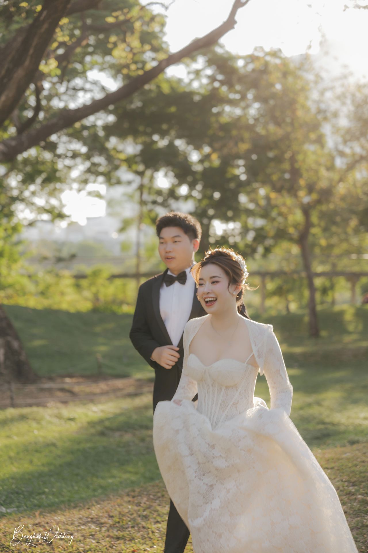 ถ่ายพรีเวดดิ้งสวนเบญ