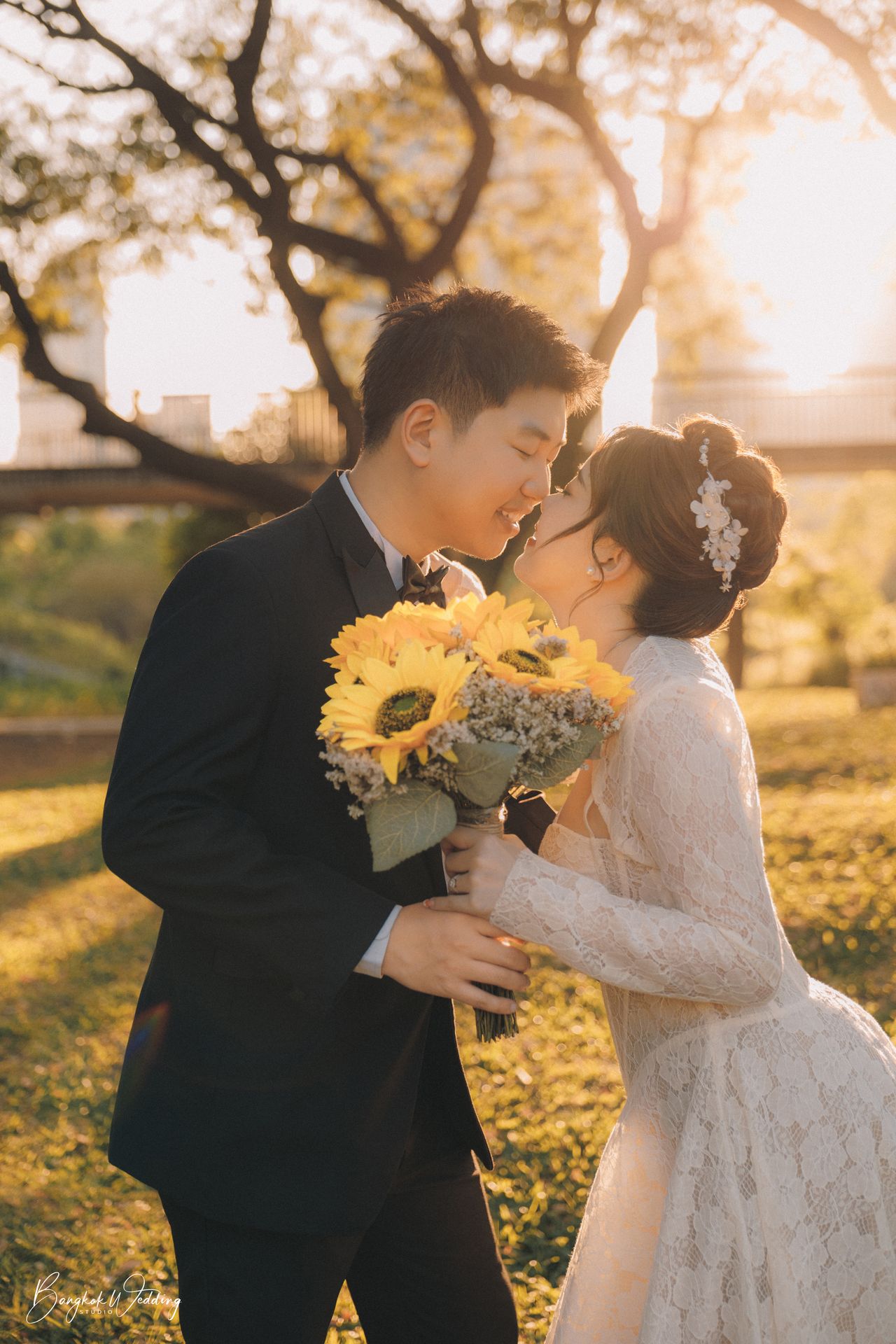 ถ่ายพรีเวดดิ้งสวนเบญ