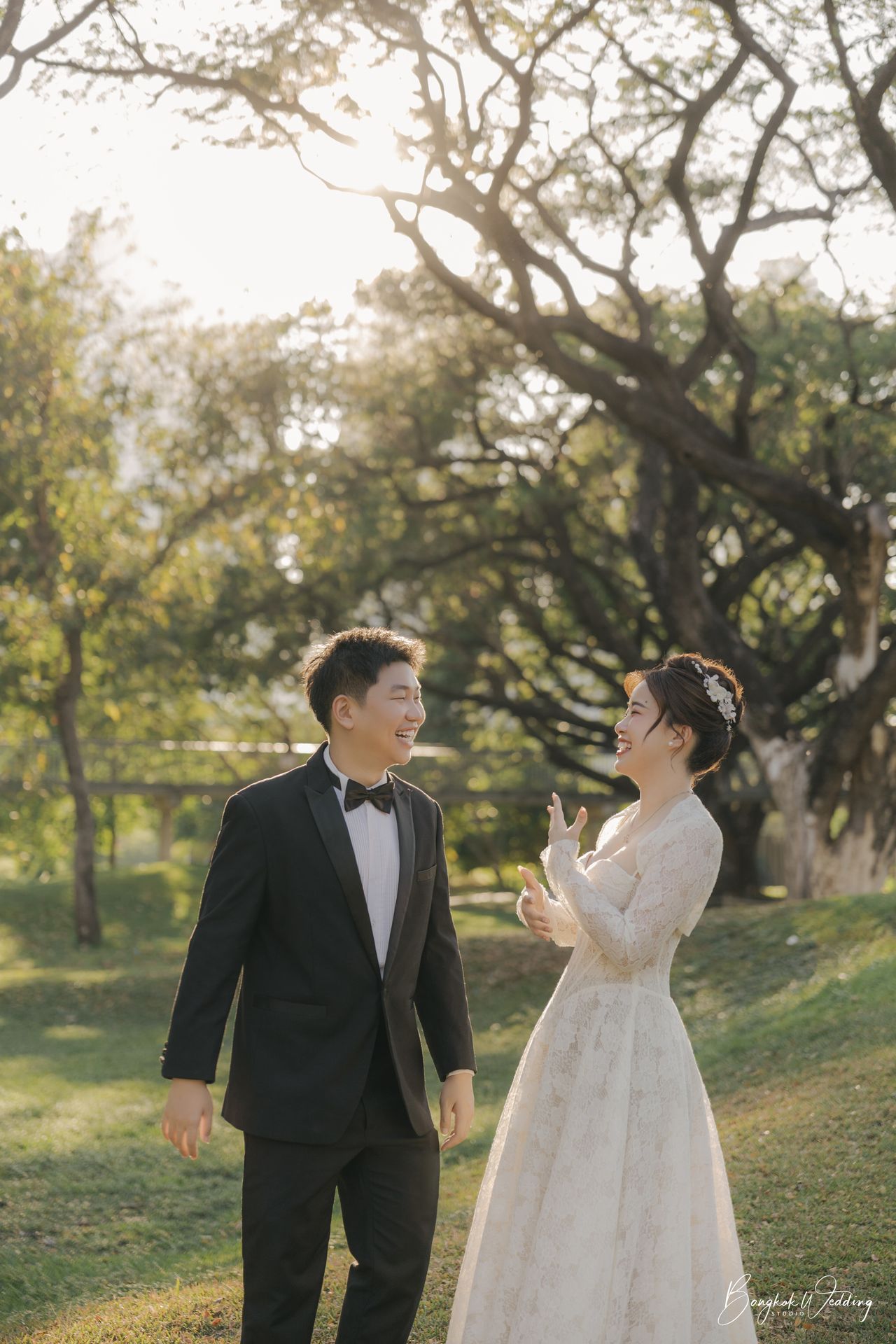 ถ่ายพรีเวดดิ้งสวนเบญ