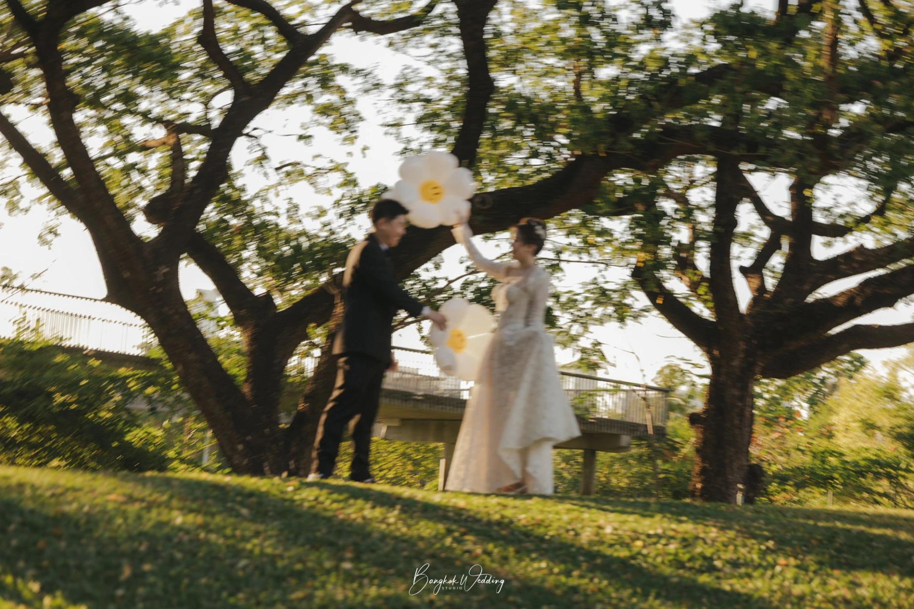 ถ่ายพรีเวดดิ้งสวนเบญ