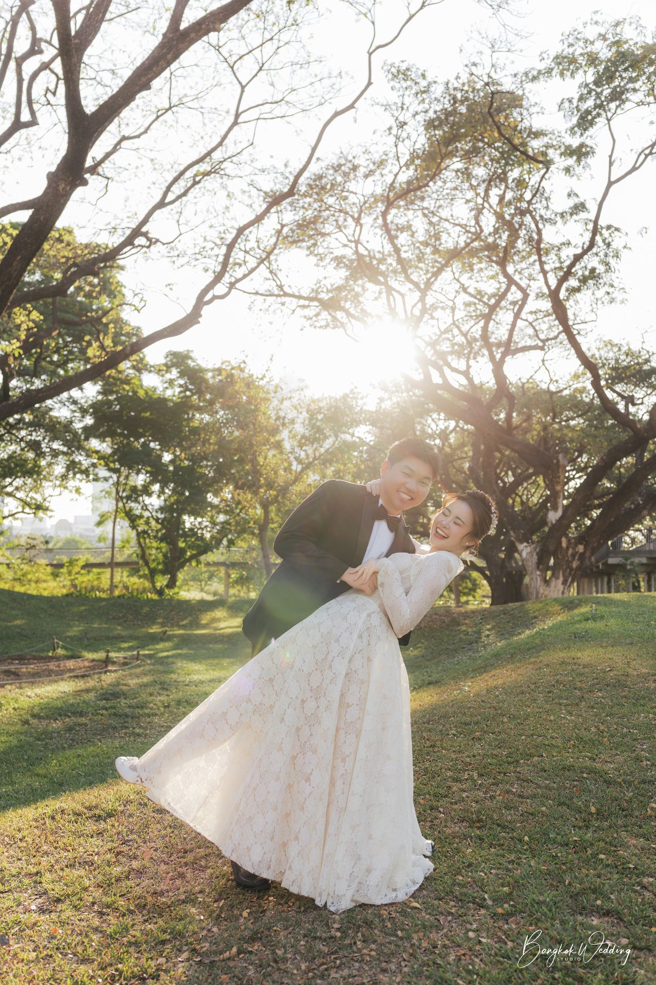 ถ่ายพรีเวดดิ้งสวนเบญ