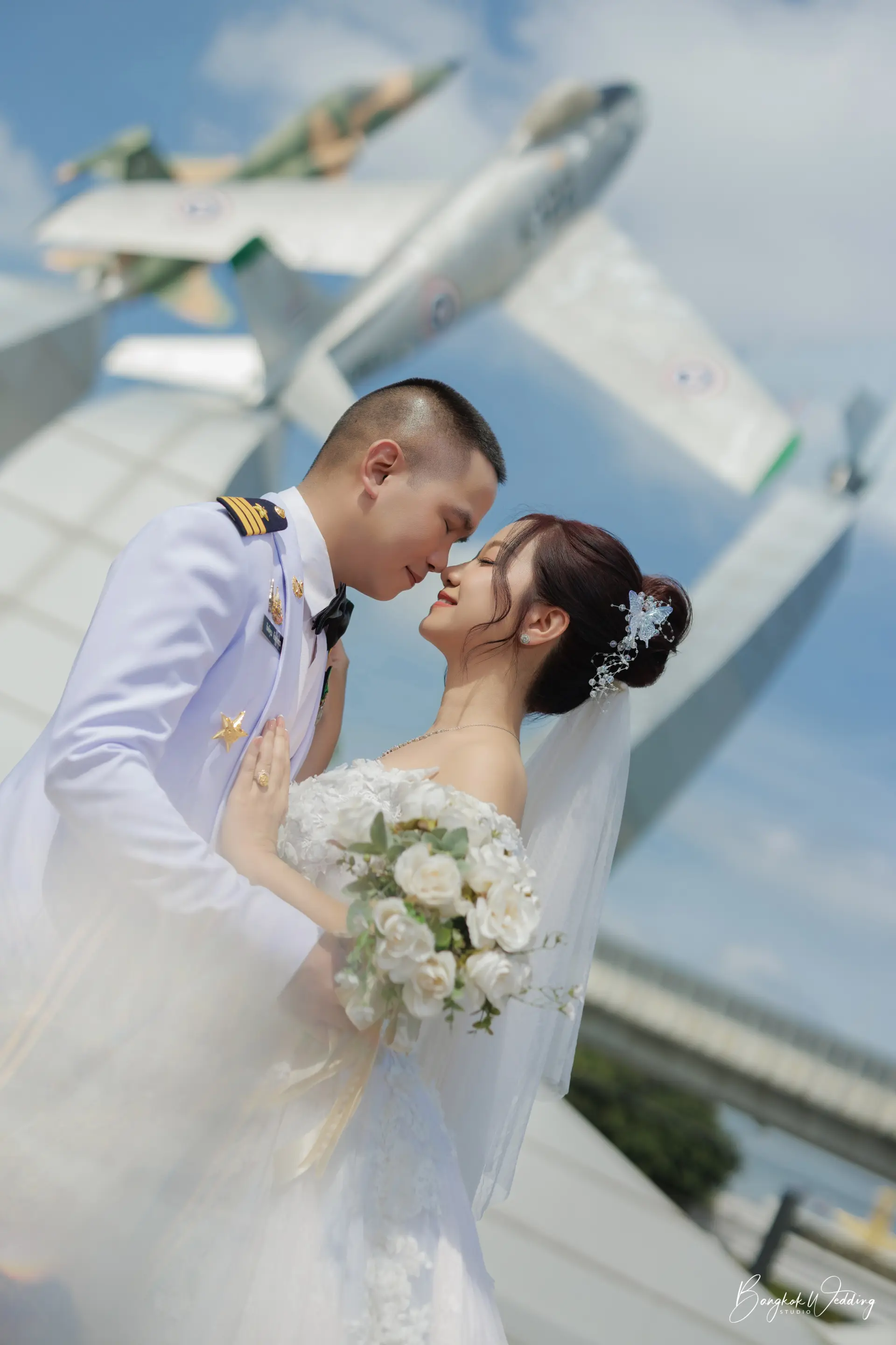 ถ่ายพรีเวดดิ้ง อุทยานการบินกองทัพอากาศ