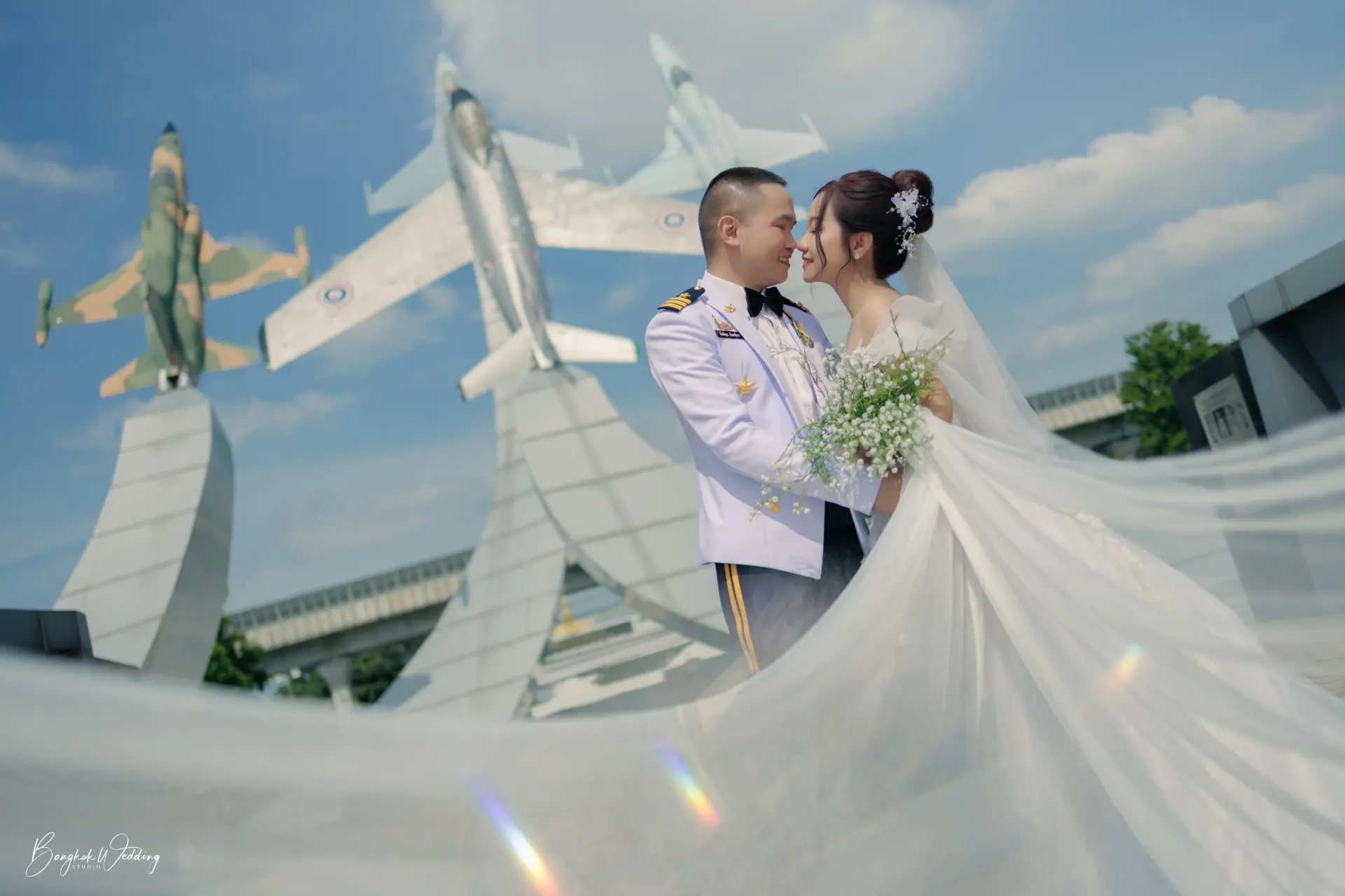 ถ่ายพรีเวดดิ้ง ทหารอากาศ