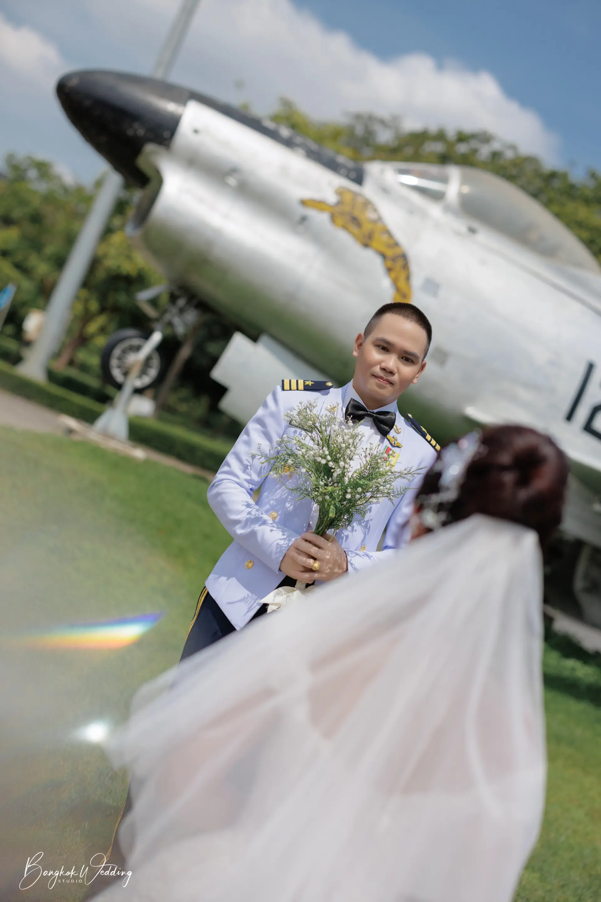 ถ่ายพรีเวดดิ้ง อุทยานการบินกองทัพอากาศ