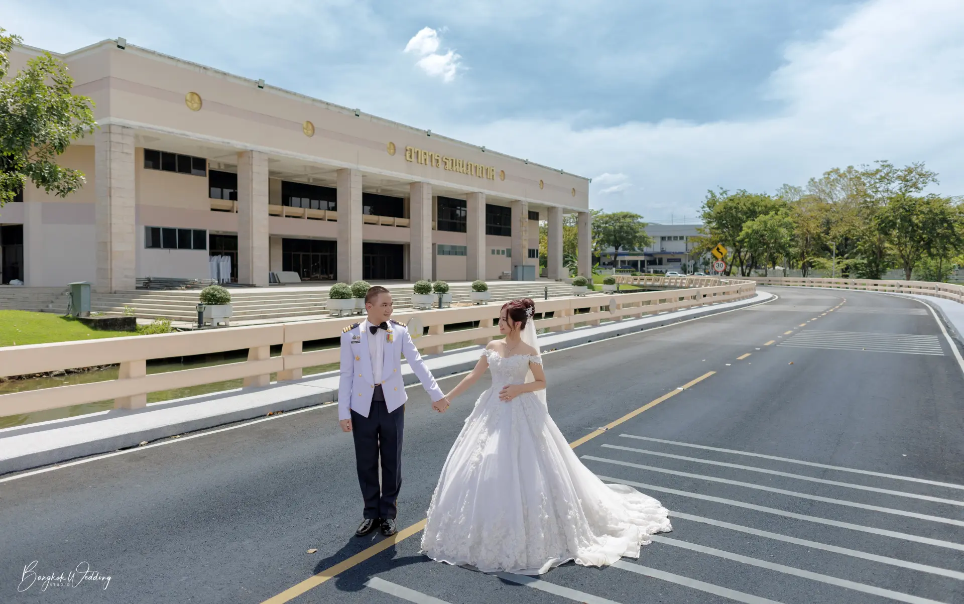 ถ่ายพรีเวดดิ้ง อุทยานการบินกองทัพอากาศ
